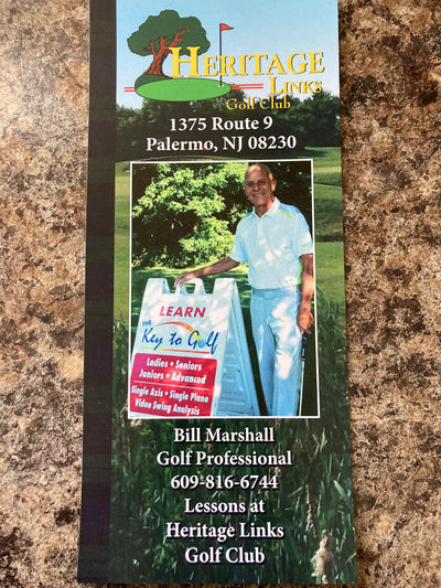$125.00 (3) Lessons with Bill Marshall